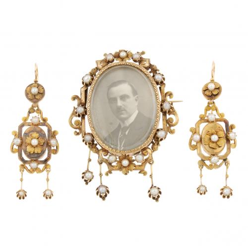 SPANISH PARURE, C 19th.