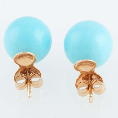 TURQUOISE EARRINGS. 