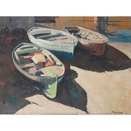 JOSEP MARTÍNEZ LOZANO (1923-2006). "BOATS".