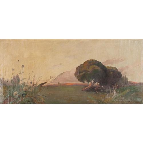 RICARD CANALS Y LLAMBÍ (1876-1931). "PAISAJE".