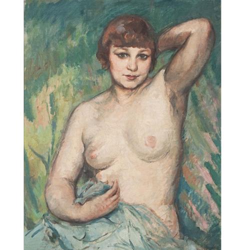 RICARD CANALS Y LLAMBÍ (1876-1931). "DESNUDO FEMENINO", 1922.