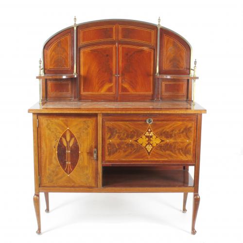 WORKSHOP OF JOAN BUSQUETS I JANÉ (BARCELONA, 1874-1949) SIDEBOARD-PASSTRHOUGH, CIRCA 1920.