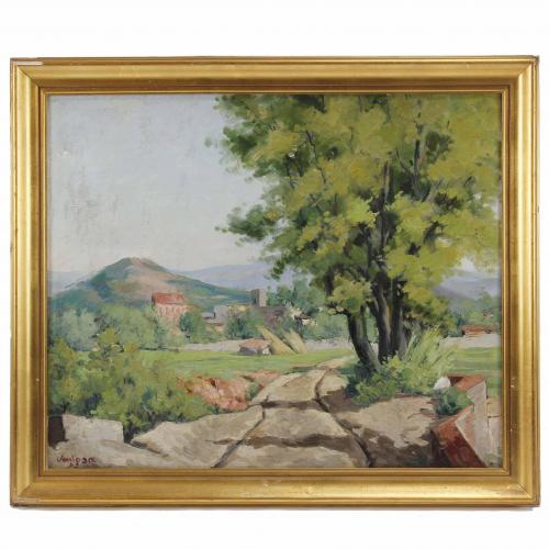 JOSEP VENTOSA DOMÈNECH (1897-1982). "PAISAJE DE LA SAGRERA"