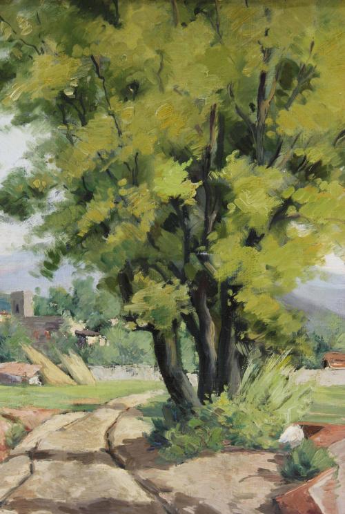 JOSEP VENTOSA DOMÈNECH (1897-1982). "PAISAJE DE LA SAGRERA"