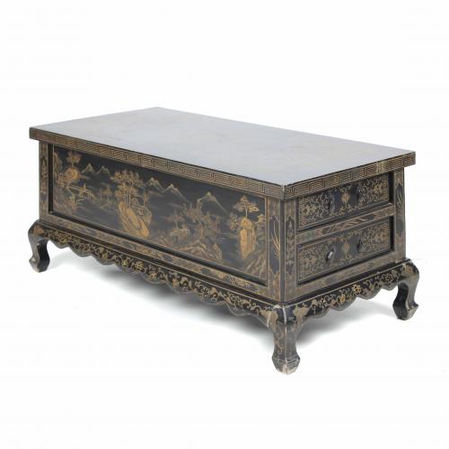 ORIENTAL STYLE COFFEE TABLE, MID 20TH CENTURY.