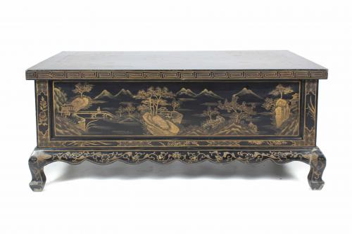 ORIENTAL STYLE COFFEE TABLE, MID 20TH CENTURY.