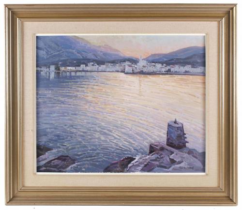 JOSEP Mª VILÀ CAÑELLAS (1913-2001). "ATARDECER (CADAQUÉS)", 1979.