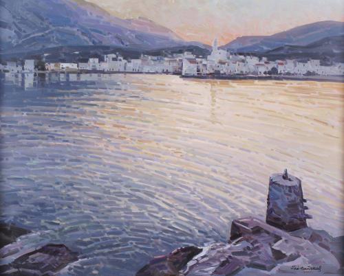 JOSEP Mª VILÀ CAÑELLAS (1913-2001). "ATARDECER (CADAQUÉS)",