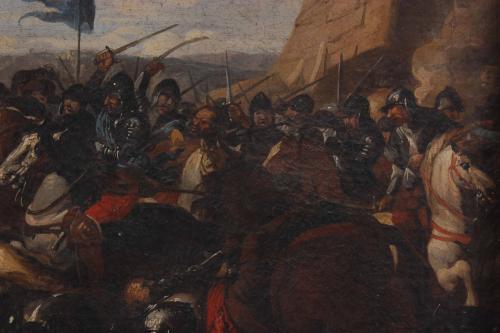 17TH CENTURY ITALIAN OR FLEMISH SCHOOL "BATTLE OF THE ORDER