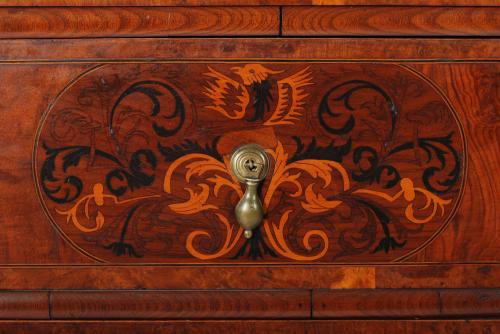 "HIGHBOY", ENGLISH HIGH CHEST OF DRAWERS, WILLIAM AND MARY