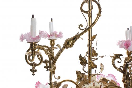 SPANISH CEILING LAMP, 20TH CENTURY.