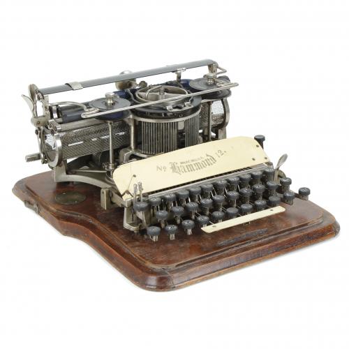 HAMMOND. TYPEWRITER NO. 12, EARLY 20TH CENTURY.