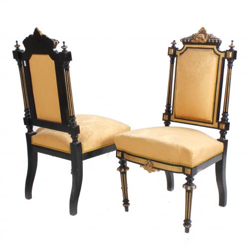 PAIR OF SPANISH CHAIRS, FIRST THIRD 20TH CENTURY. 