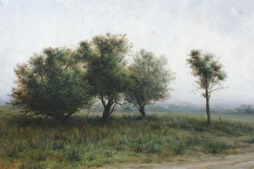 MODEST URGELL I INGLADA (1839-1919). "LANDSCAPE". 