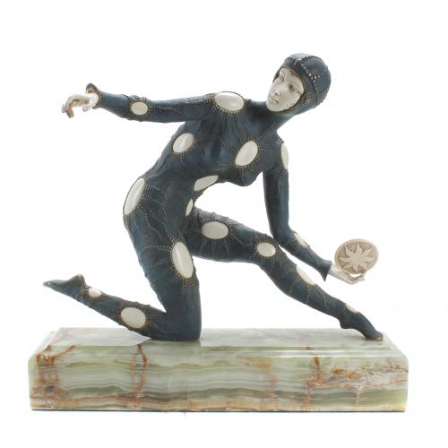 AFTER DEMÉTRE CHIPARUS (1886 – 1947). "LÉOTARD DANCER", 20TH-21ST CENTURY.