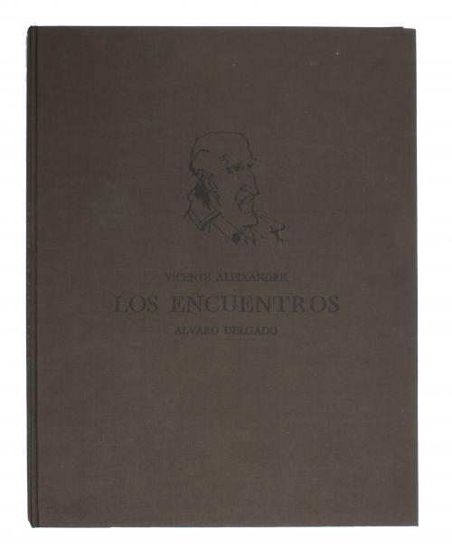 ÁLVARO DELGADO (1922-2016). "LOS ENCUENTROS DE LOS POETAS DE LA GENERACIÓN DEL 27" BY VICENTE ALEIXANDRE, 1980.