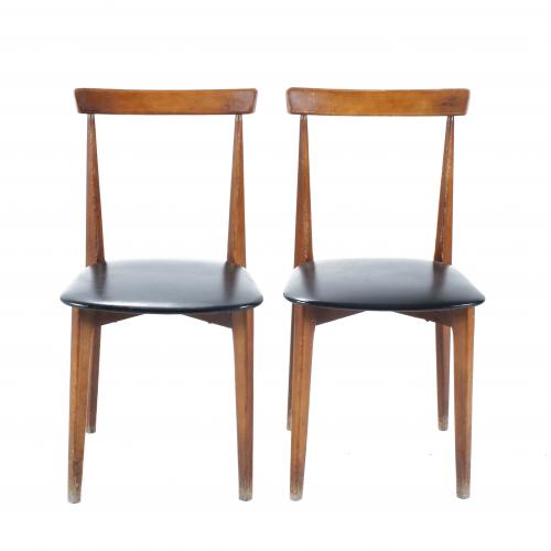 PAIR OF DANISH CHAIRS, SECOND HALF 20TH CENTURY.