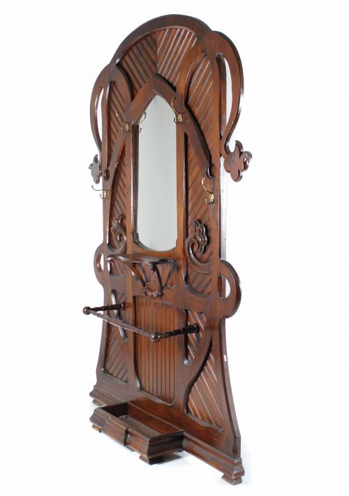 MODERNIST UMBRELLA-COAT STAND, LATE 19TH CENTURY.