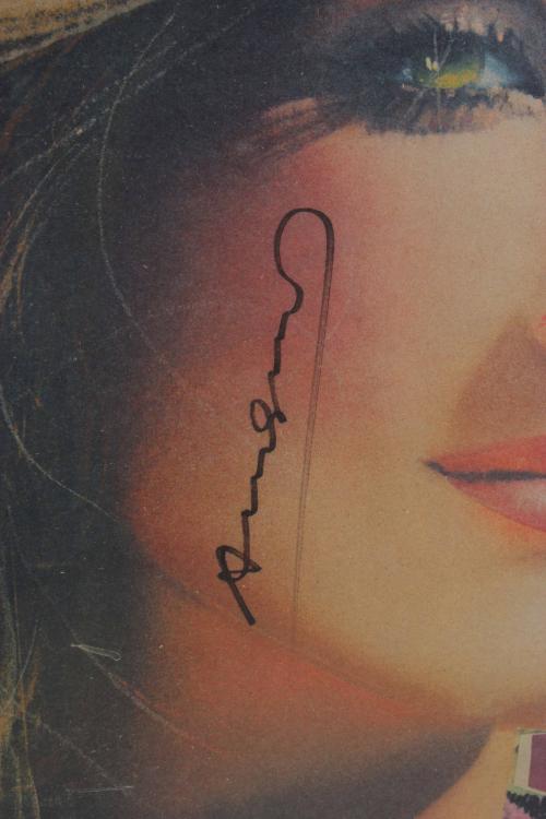 ANDY WARHOL (1928-1987). "AUTOGRAPH ON THE COVER OF &#39;INTERV