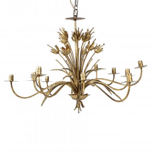 FRENCH CEILING LAMP, 20TH CENTURY.