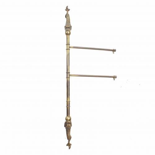 TOWEL RACK WITH BAR, 20TH CENTURY.