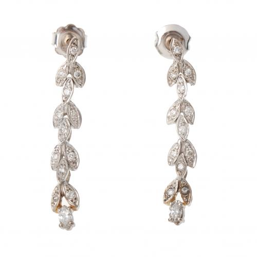 DIAMONDS LONG EARRINGS.