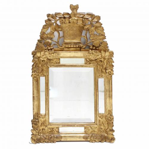 FRENCH MIRROR, 19TH CENTURY.