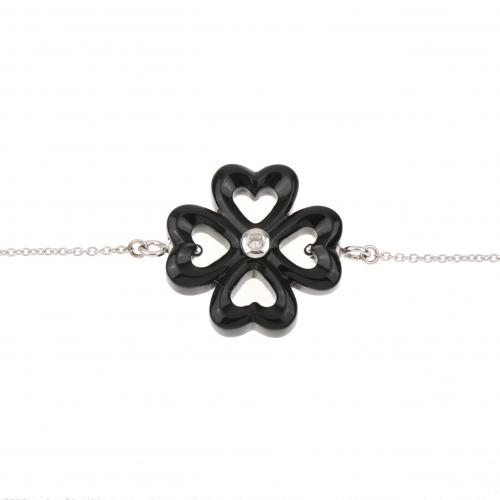 FOUR-HEART CLOVER BRACELET.