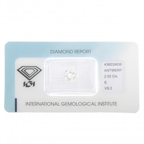 DIAMOND 2.02 CT, RIVER COLOUR.