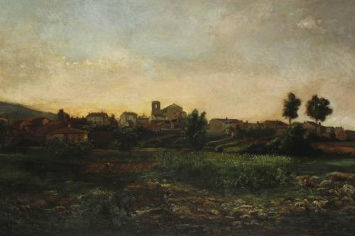 RAMÓN MARTÍ ALSINA (1826-1894) AND STUDIO. "LANDSCAPE PROBA