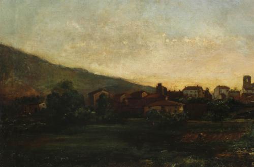 RAMÓN MARTÍ ALSINA (1826-1894) AND STUDIO. "LANDSCAPE PROBA