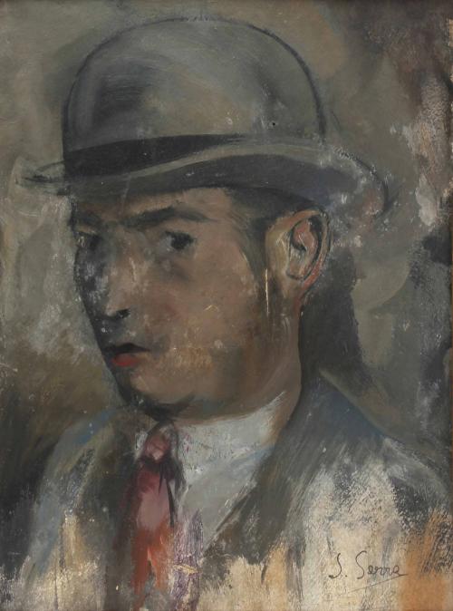 JOAN SERRA MELGOSA (1899-1970) "SELF-PORTRAIT".