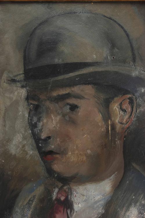 JOAN SERRA MELGOSA (1899-1970) "SELF-PORTRAIT".