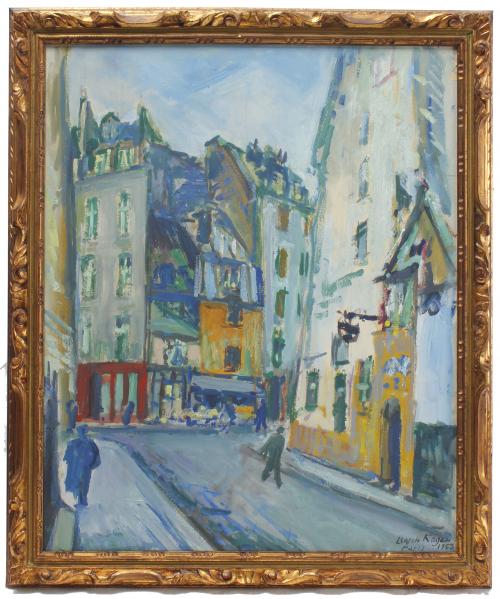 EMILI BOSCH ROGER (1894-1980). "CALLES DE PARÍS", 1953.