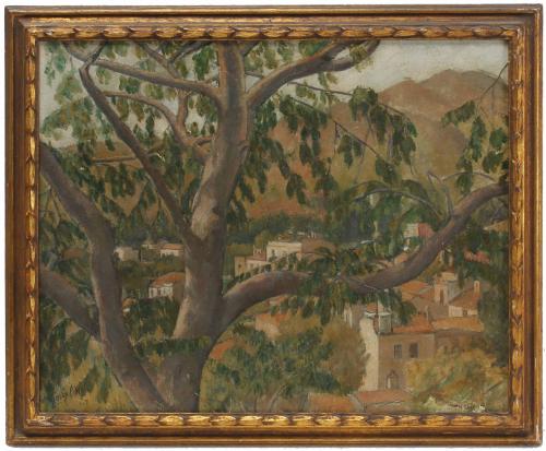 JOSEP OBIOLS PALAU (1894-1967). "LANDSCAPE", 1927.