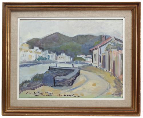 RAFAEL DURÁN BENET (1931-2015). "VISTA DE CADAQUÉS". 