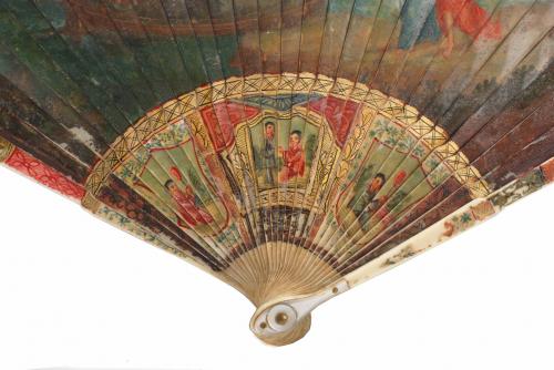 FRENCH LOUIS XVI FAN, LAST THIRD 18TH CENTURY.