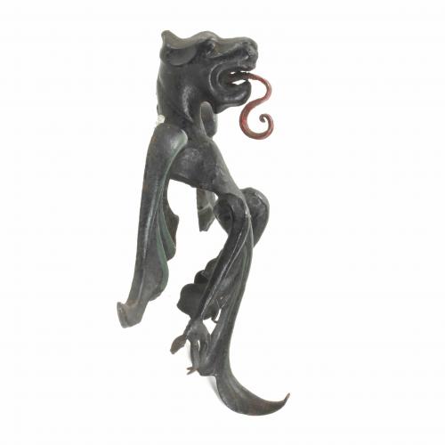 MODERNIST DRAGON KNOCKER, FIRST QUARTER 20TH CENTURY.