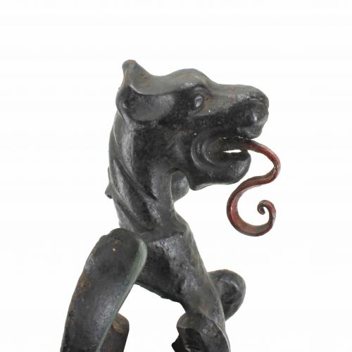 MODERNIST DRAGON KNOCKER, FIRST QUARTER 20TH CENTURY.