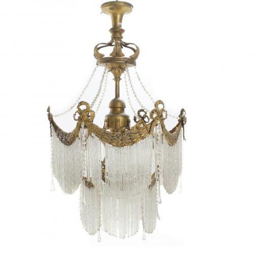 CEILING LAMP, FIRST HALF 20TH CENTURY. 