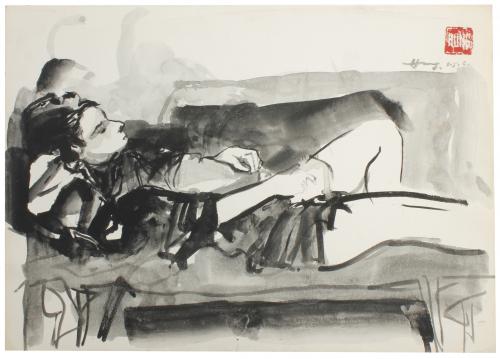 FRANCISCO HUNG (1937-2001). "LA SIESTA", 1994.