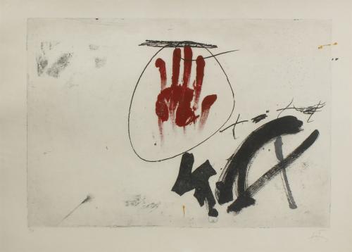 ANTONI TÀPIES (1923-2012). "MÀ (MANO)", 1975.