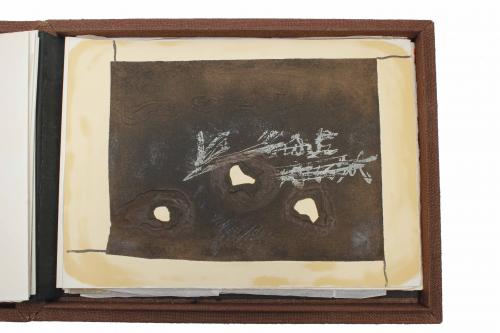 ANTONI TÀPIES (1923-2012). "LLULL-TÀPIES", 1985.