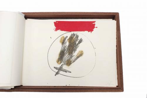 ANTONI TÀPIES (1923-2012). "LLULL-TÀPIES", 1985.