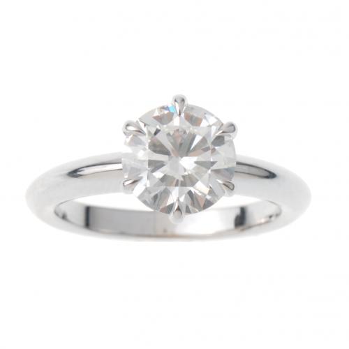 TIFFANY SOLITAIRE RING.