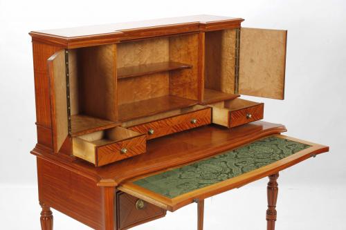 "BONHEUR DU JOUR", SPANISH LOUIS XVI STYLE DESK, MID 20TH C