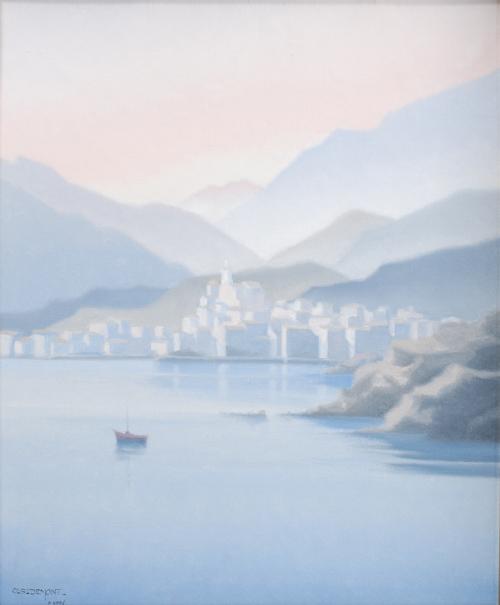 FRANCESC D&#39;ASIS CASADEMONT (1923-2007). "CADAQUÉS", 1989.