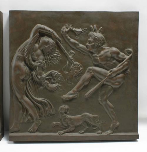 20TH CENTURY EUROPEAN SCHOOL "SATYR AND MAENAD DANCING IN H