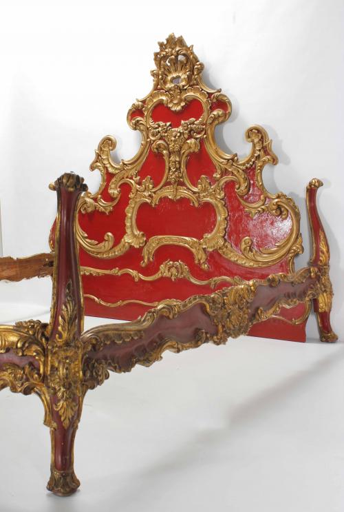 CATALAN BED “FROM OLOT”, LAST QUARTER 18TH CENTURY.