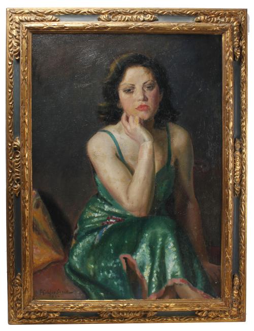 FRANCESC GALOFRE SURÍS (1901-1986). “A GIRL”, 1944.